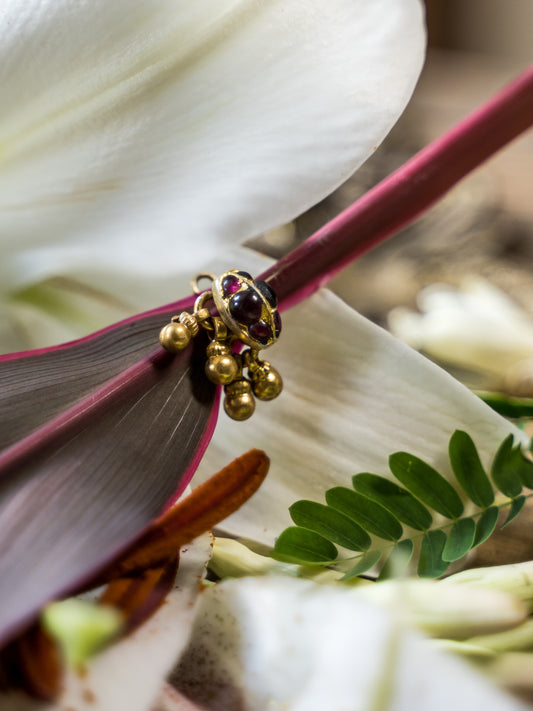 Dhwani Nose Pin - Aaharya