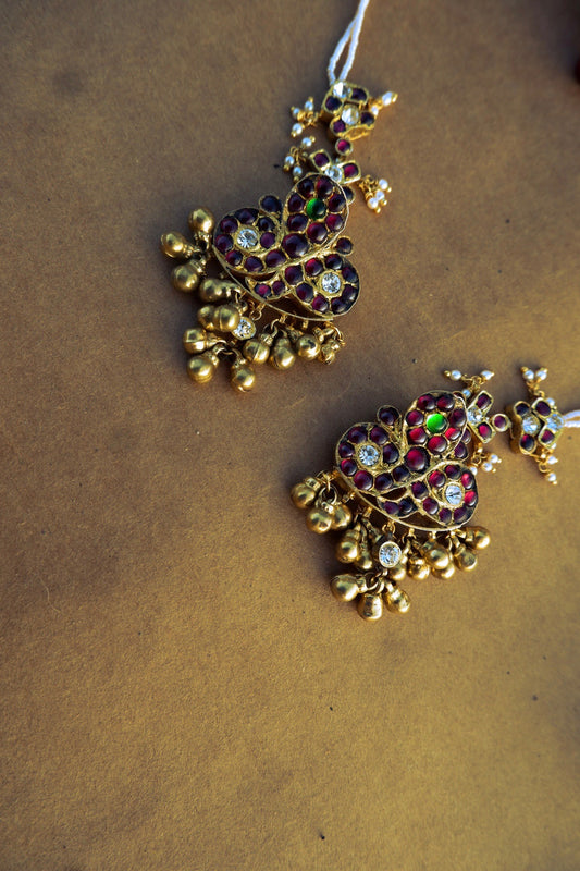 Emaan Earrings with Ear chain
