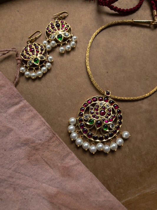 Lotus Dangler Earrings